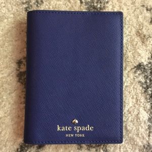 Kate Spade Passport Holder in Royal Blue